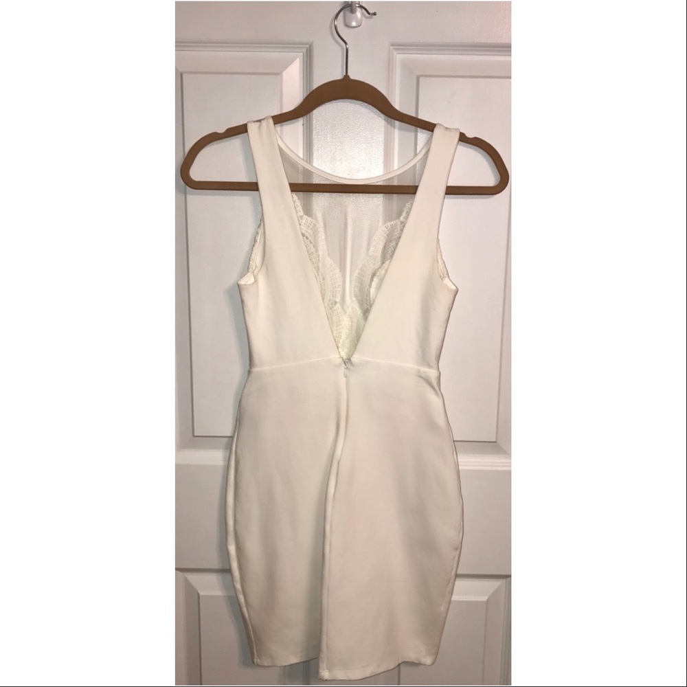 SOLD ✖️ Lulu’s Coquina White Lace Bodycon Dress - Picture 5 of 8